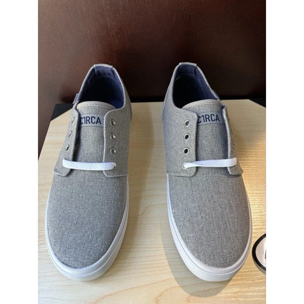 New NIB C1rca Drifter Gray Washed / White Skateboard Shoes Mens Sz 9 Women 10.5